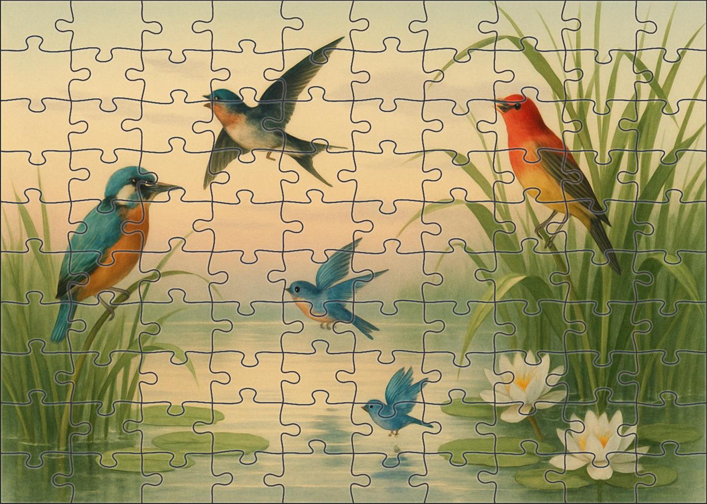 Crystal Bay Wetlands Puzzle Collection