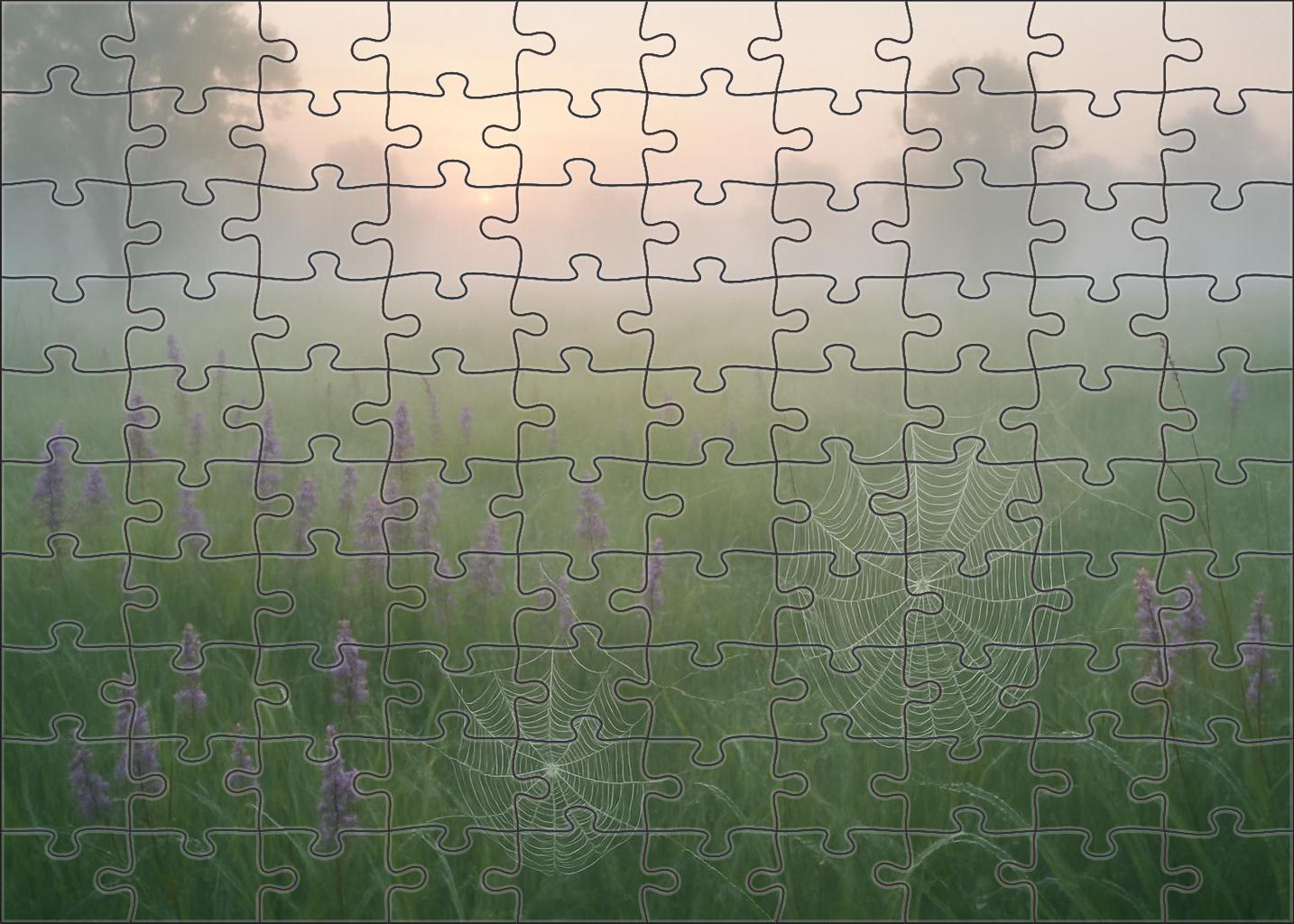 Meadow Mist Awakening Custom Jigsaw Puzzle