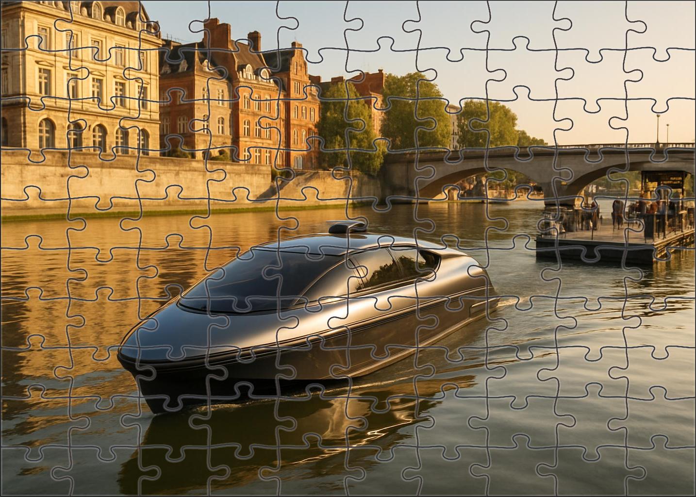 Hydrogen-powered Autonomous River Taxi 100 Piece Puzzle