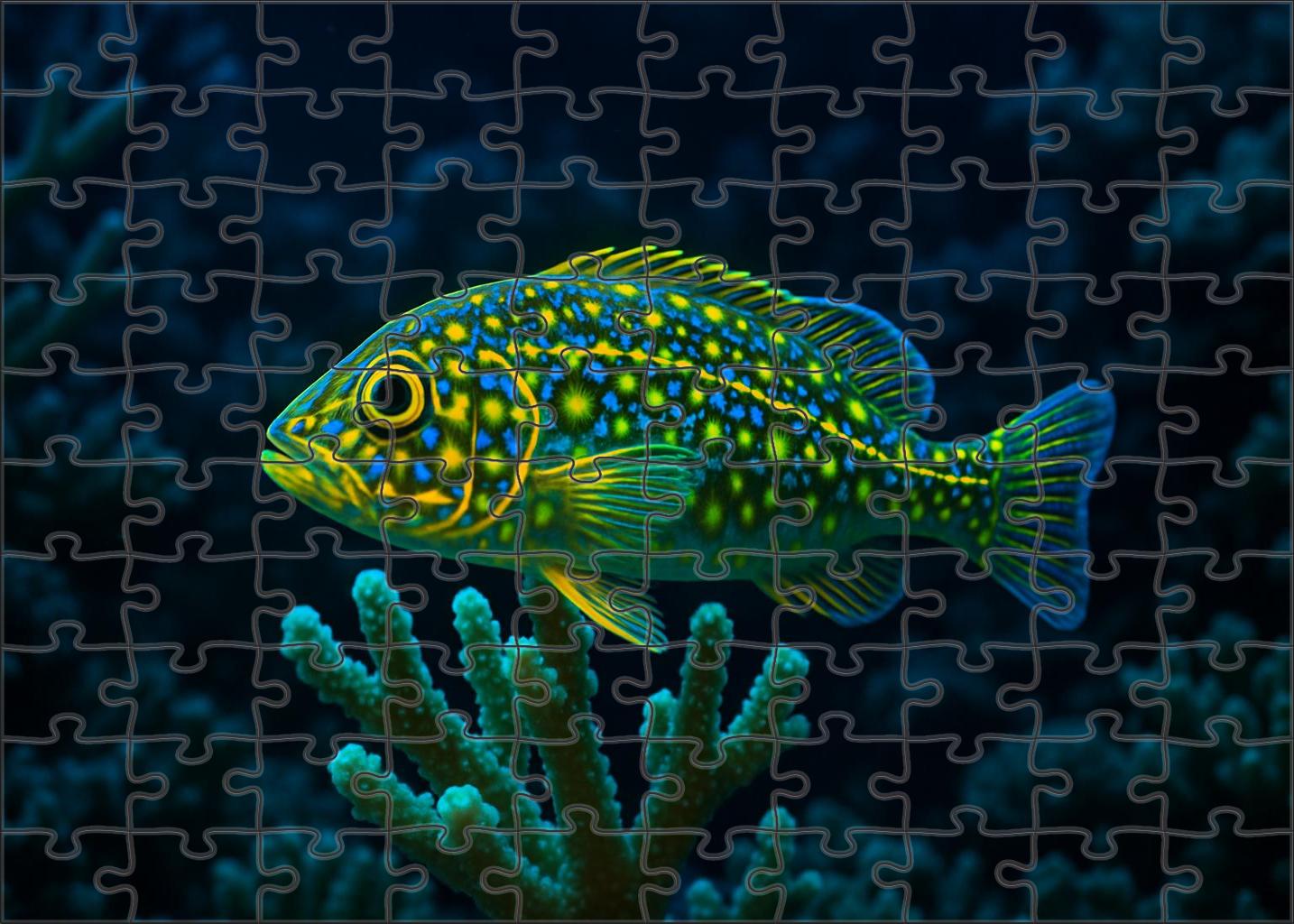 Luminous Coral Blenny Small Reef Scout Challenging Puzzles