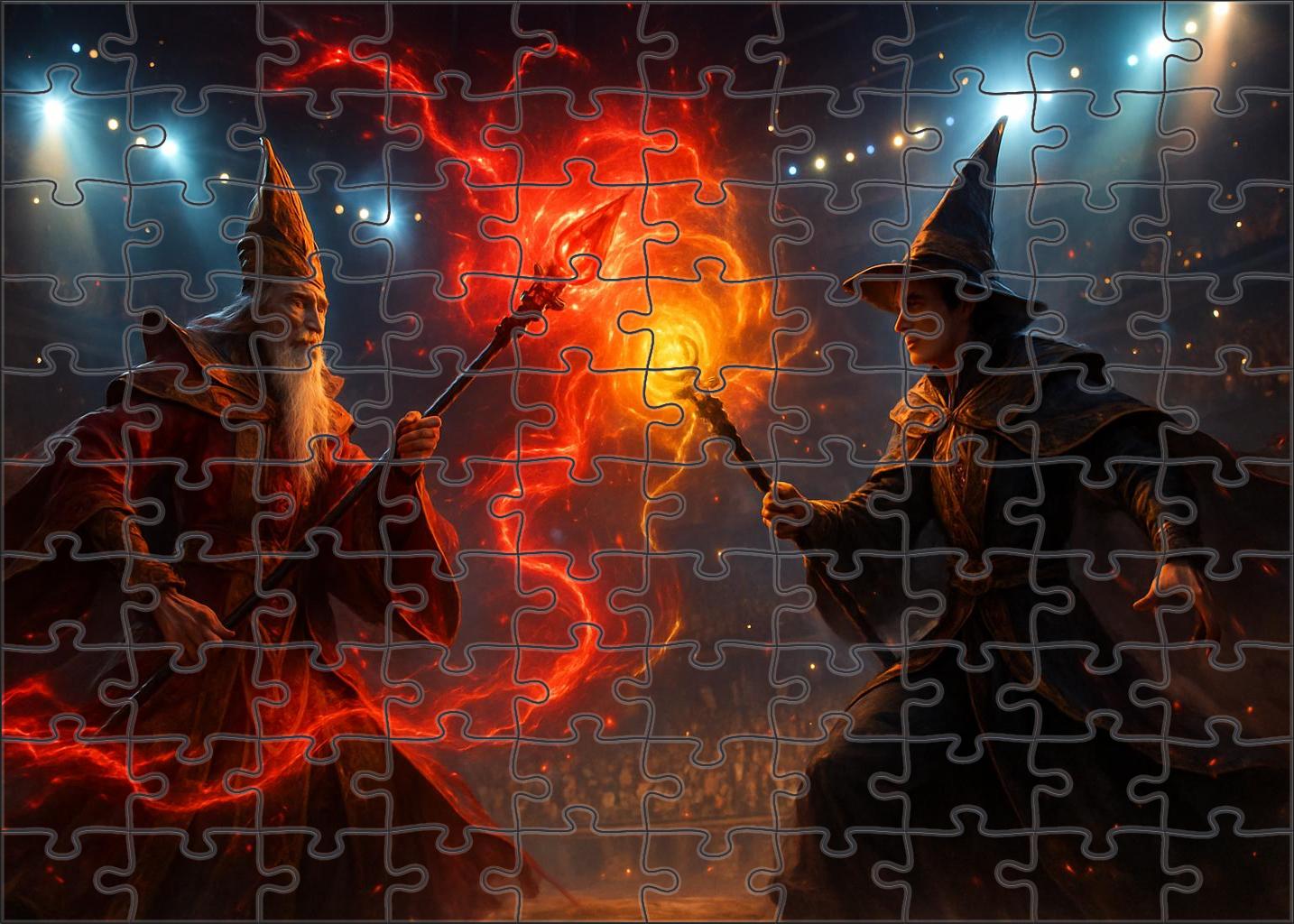 Arcade Fantasy Arena Competitive Magic Duelers Puzzle Collection