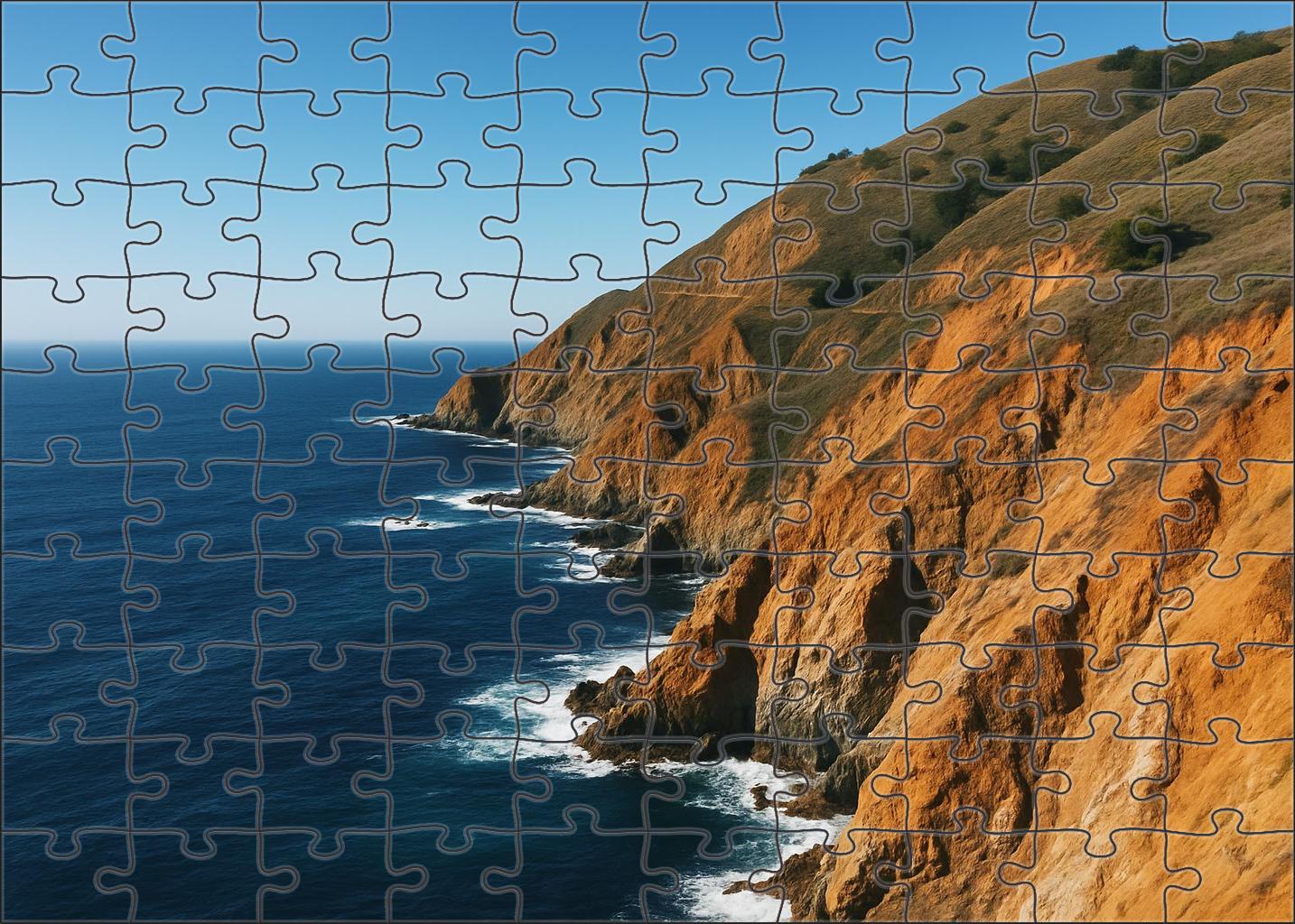 Sapphire Coasthead Bluffs Large Format Puzzle
