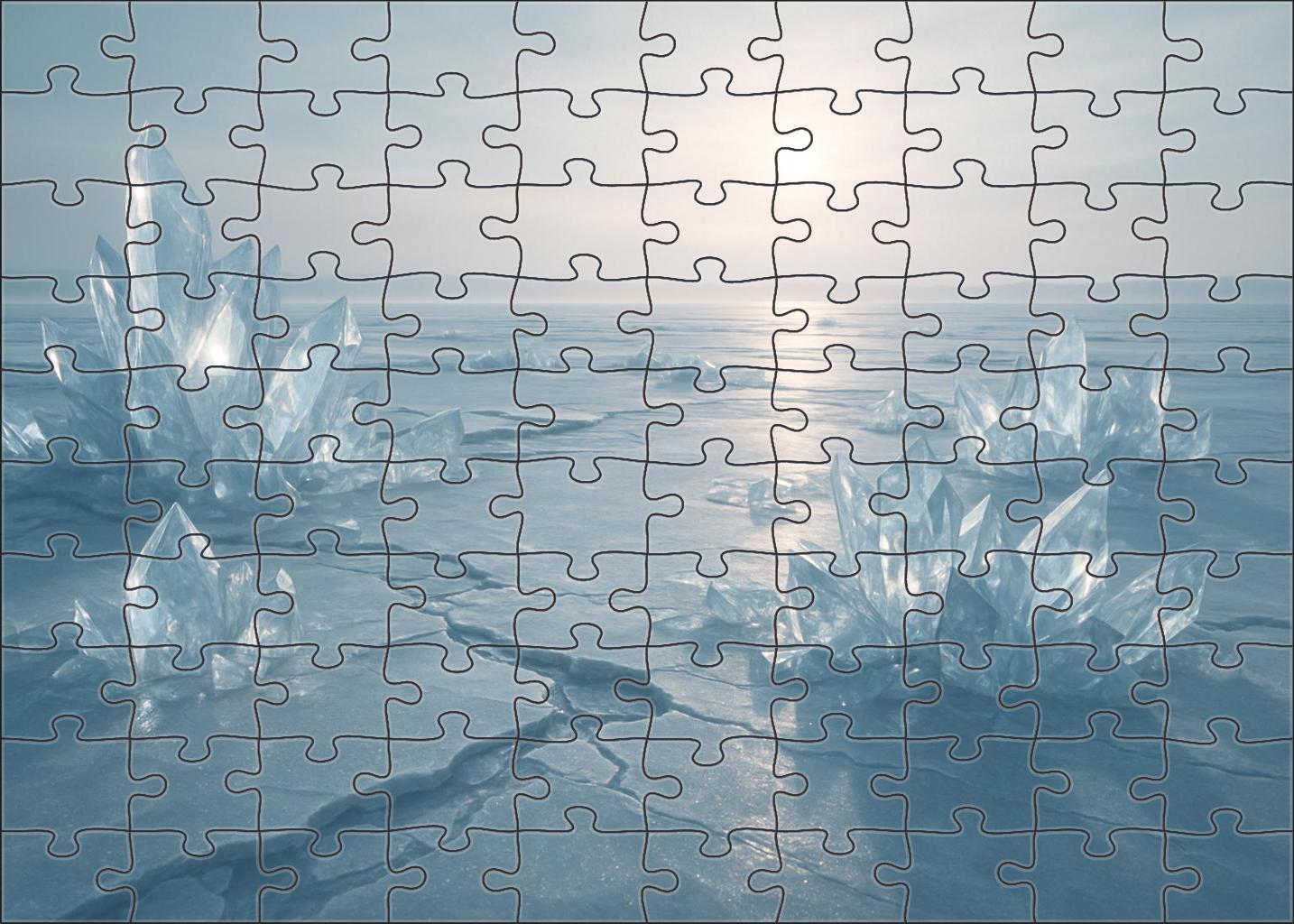 Crystal Ice Plains 1000 Piece Puzzle