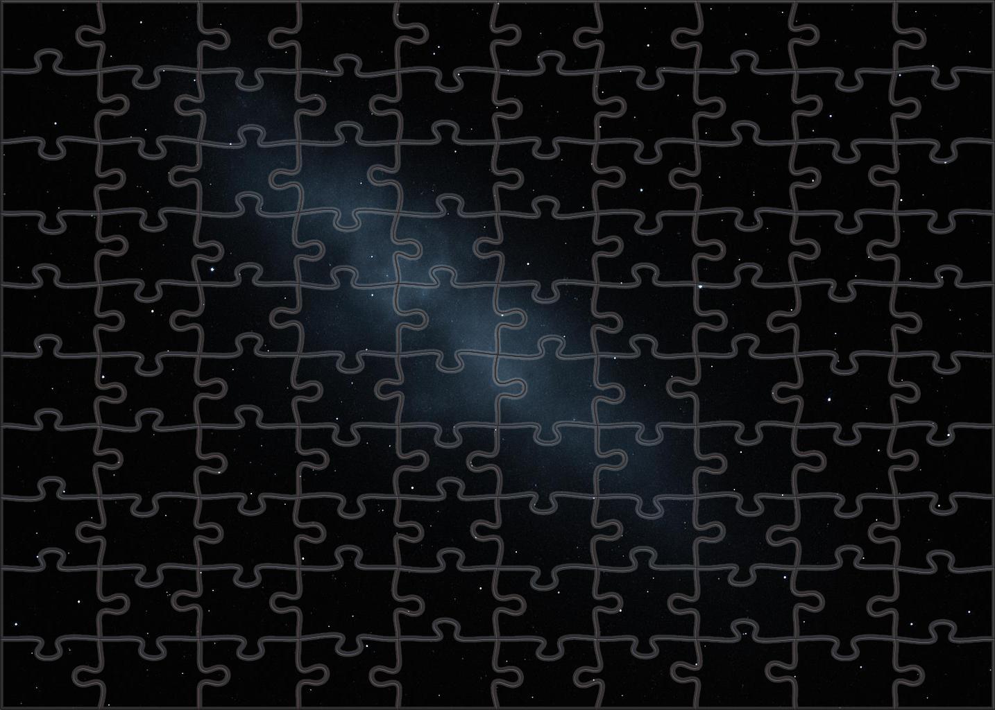 Silent Blue Dust Veil Puzzle For Adults