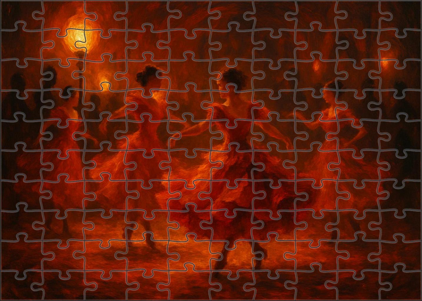 Dance At The Moulin Rouge Puzzle For Adults
