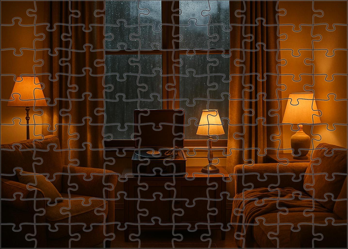 Lo-fi Chillwave Radio Mellow Beats And Nostalgic Vibes Mini Puzzle