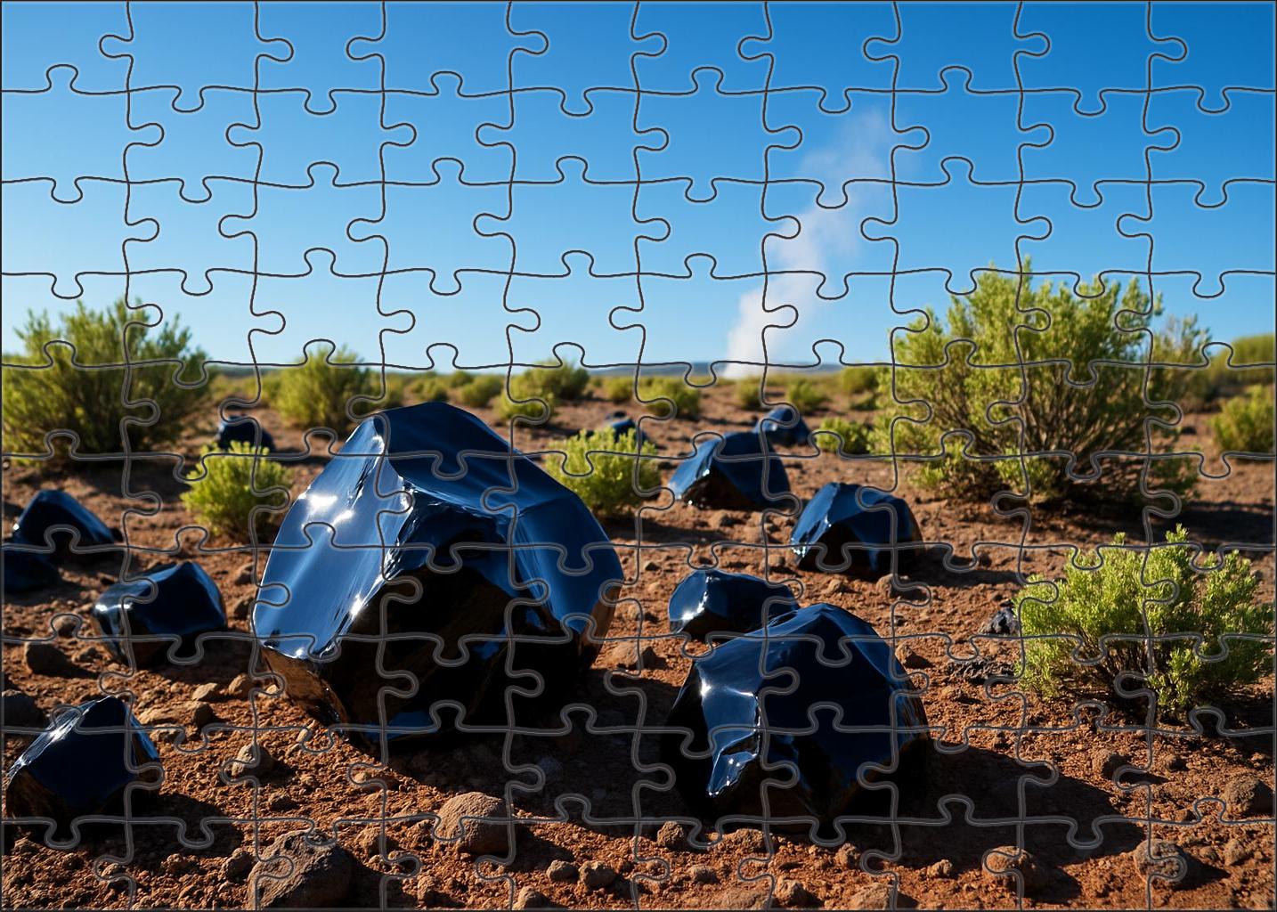 Obsidian Ridge Volcano Unique Puzzle Design