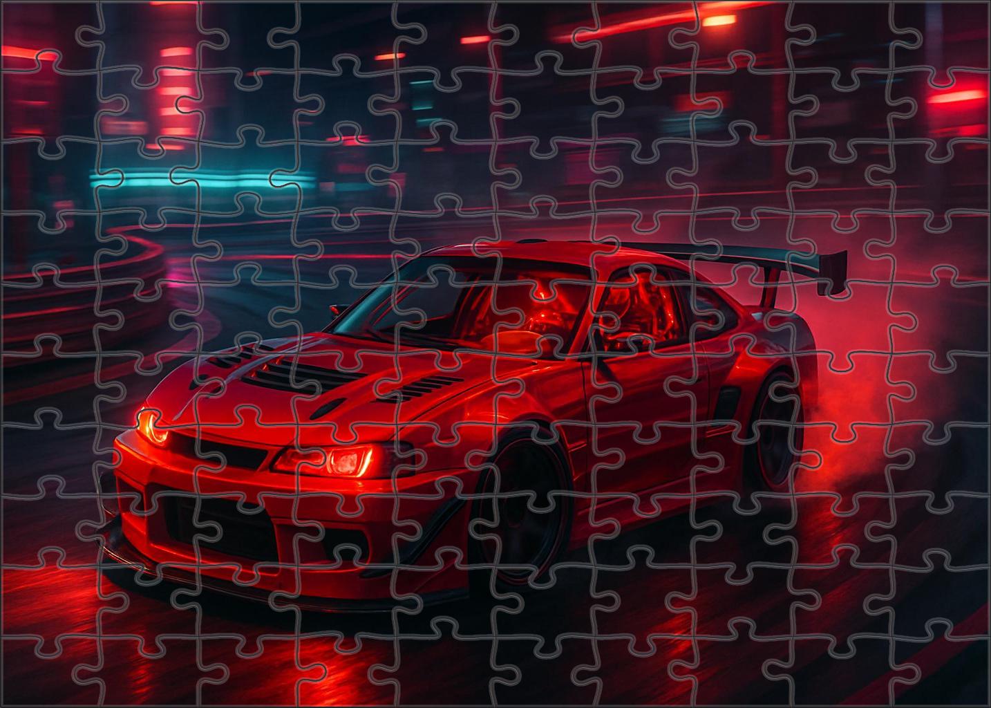 Inferno S4 Drift Edition High-revving Inline-four With Drift-tuned Chassis 300 Piece Puzzle