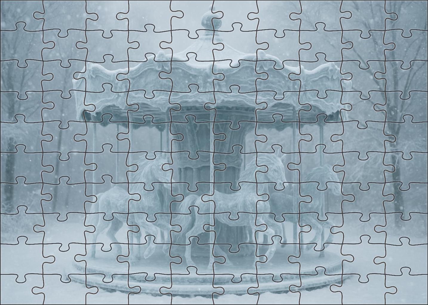 The Carousel Of Frozen Echoes 1000 Piece Puzzle