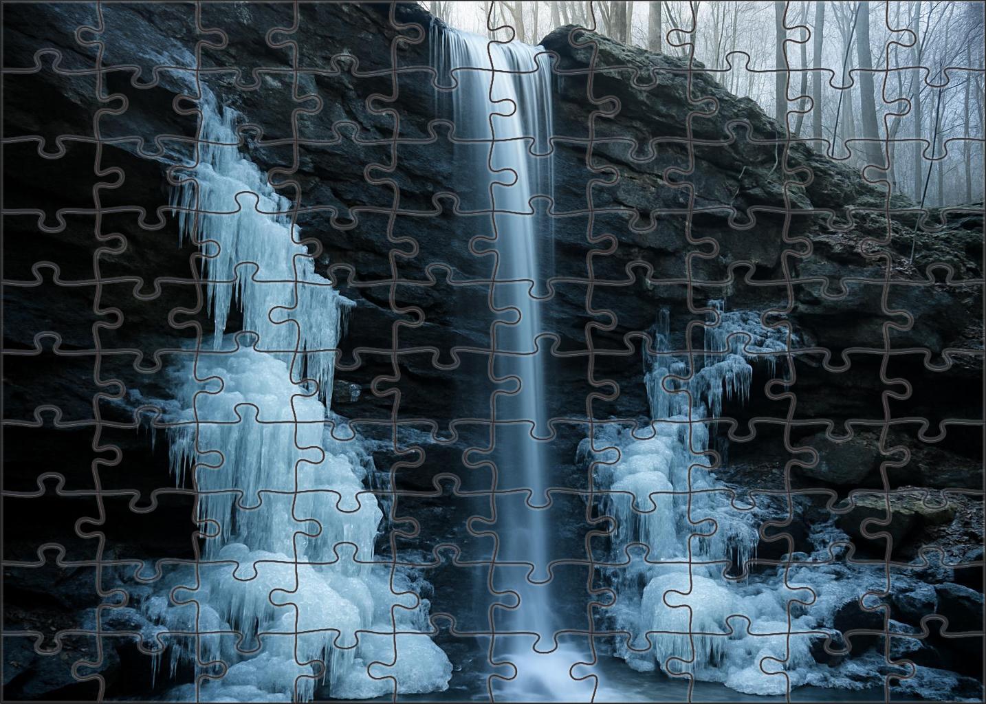 Frosted Crystal Cascade 300 Piece Puzzle