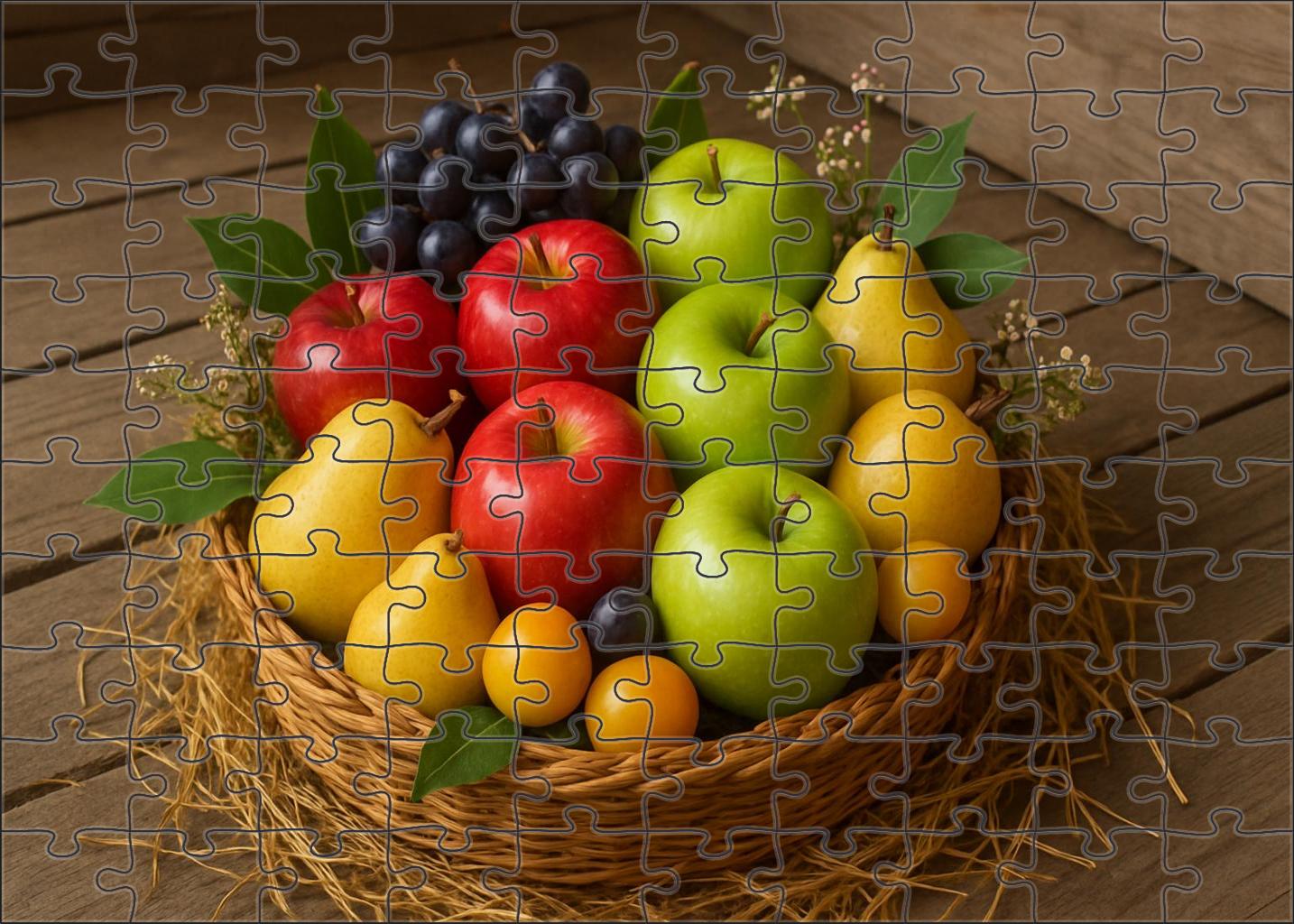 Harvest Basket Delight Puzzle Challenge