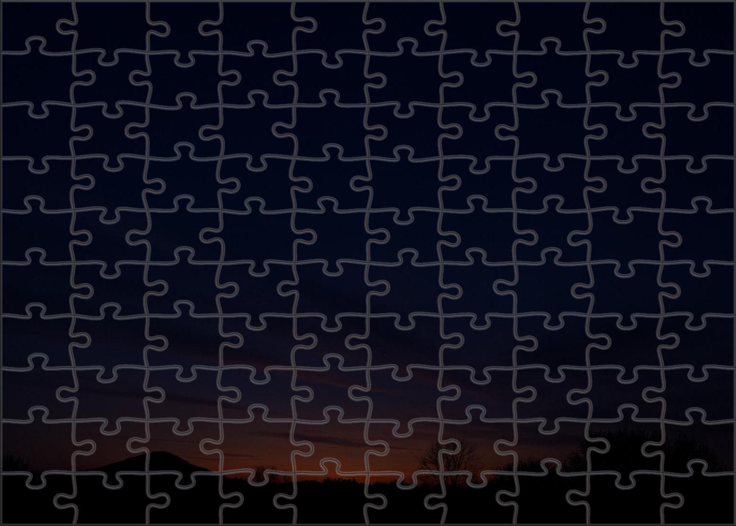 Deep Indigo Serenity 200 Piece Puzzle