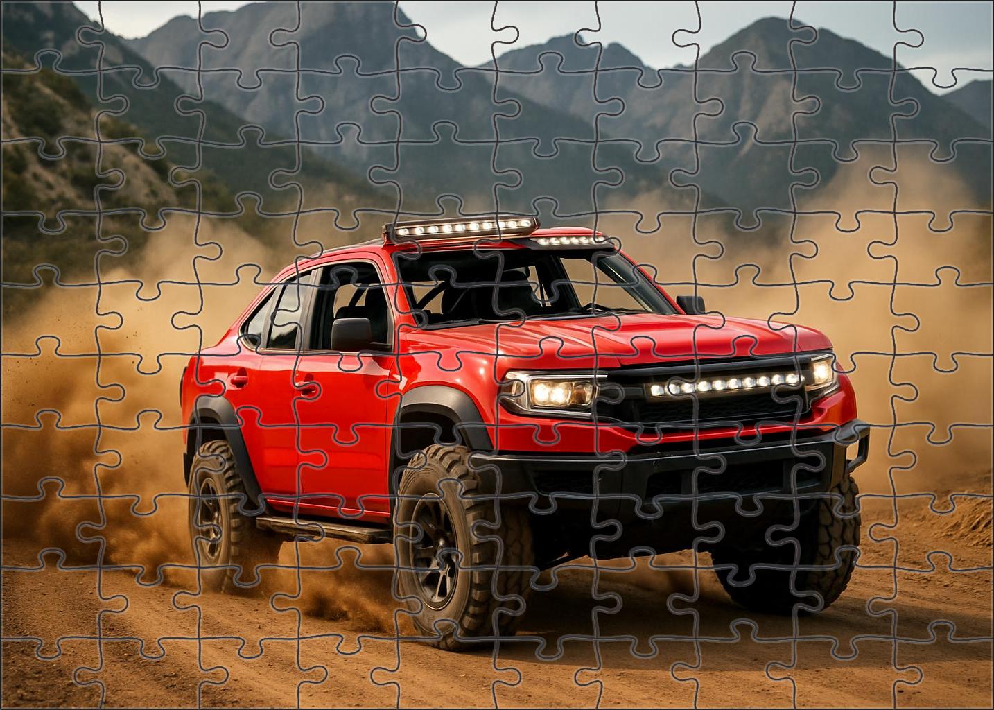 Crimson Talon Rs Rally-bred All-terrain Machine Mini Puzzle