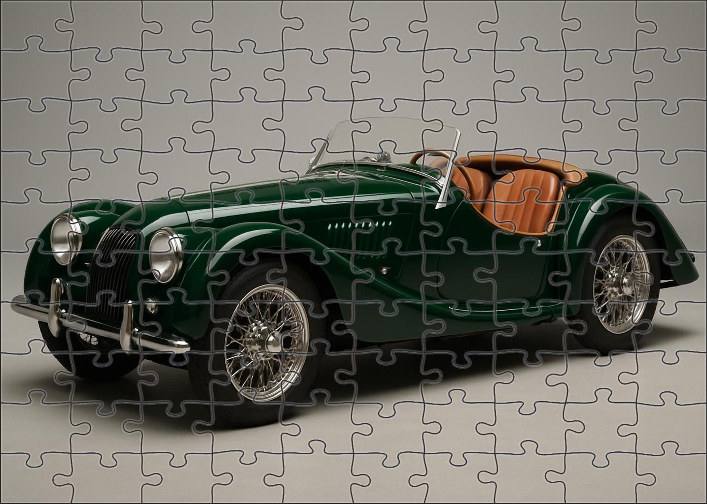 Dartmoor Falcon 420 Vintage-inspired Lightweight Sports Car Family Puzzles