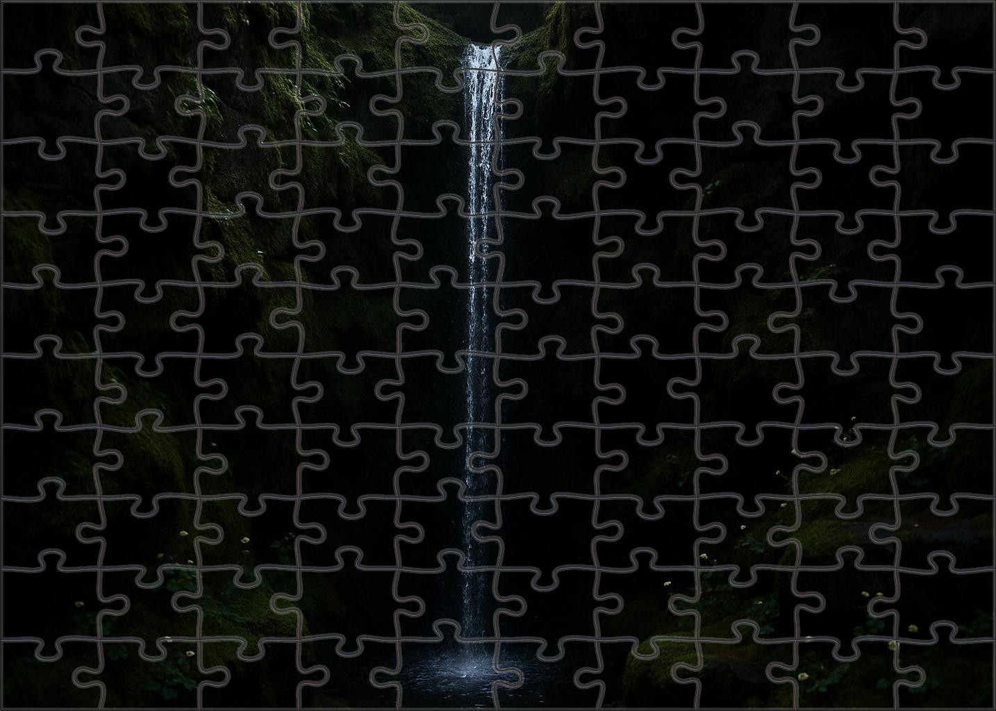 Hidden Grotto Spill Premium Puzzle Pieces