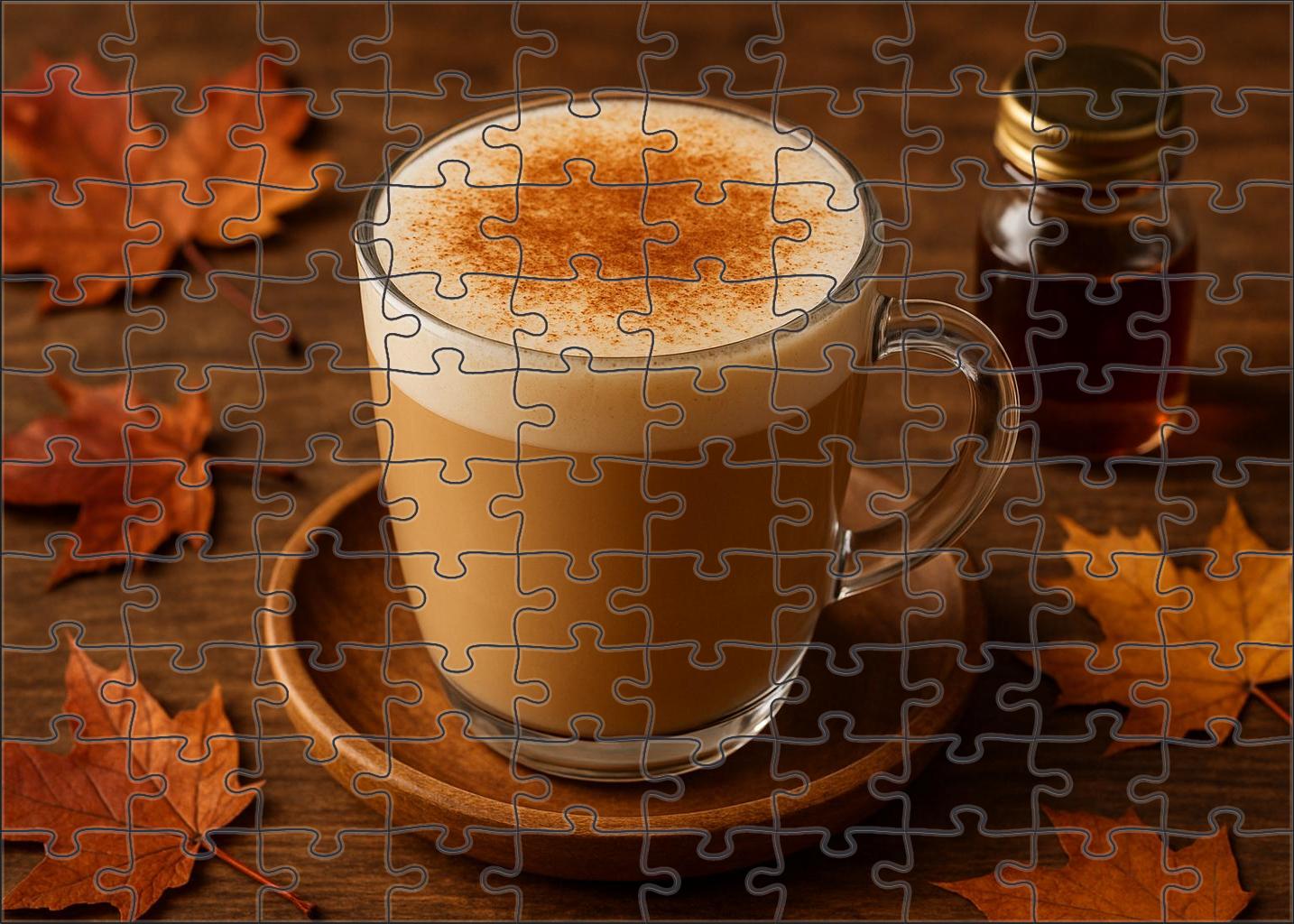 Maple Spice Latte Blend Puzzle Fun