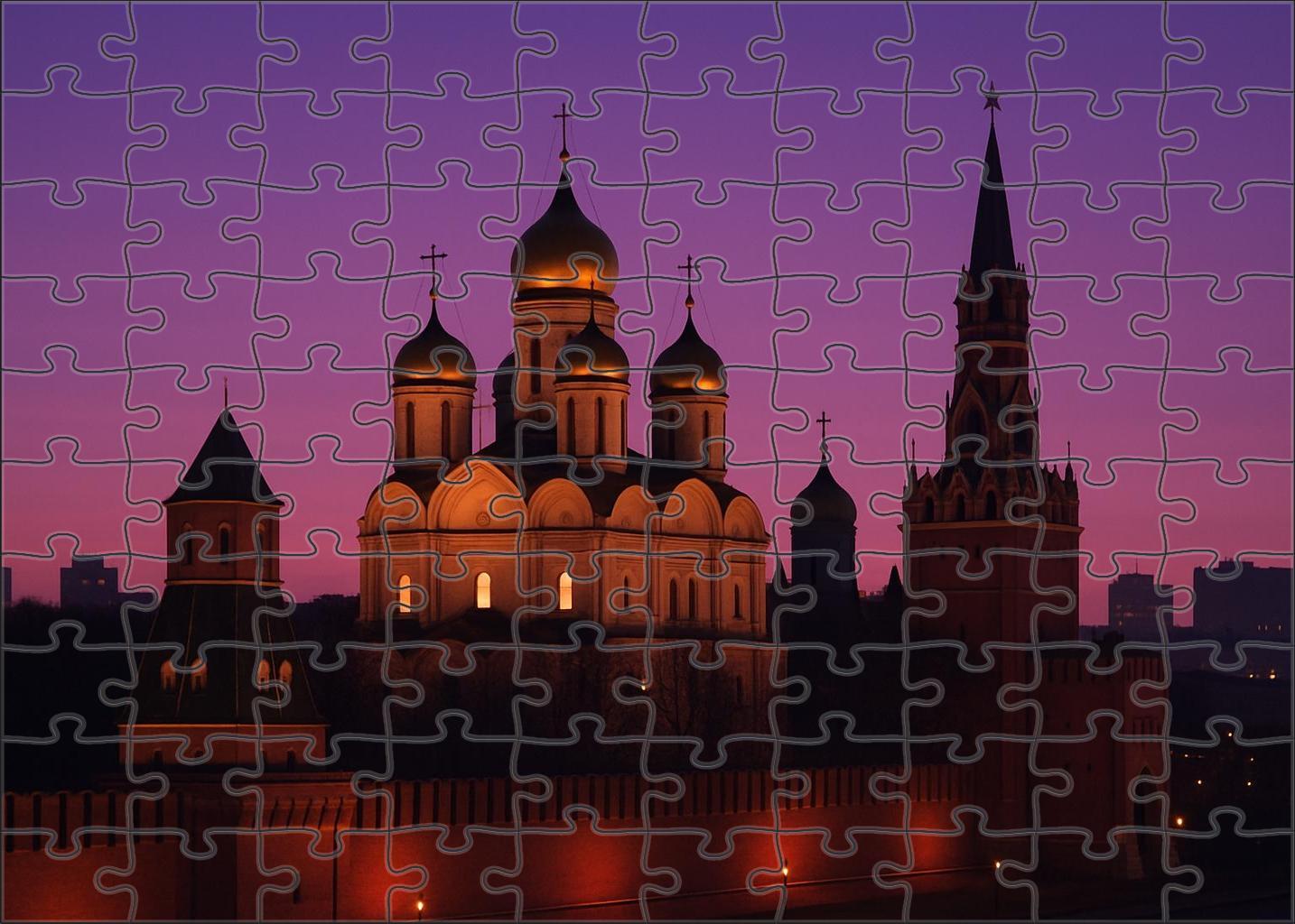 The Kremlin Located In Moscow Russia Recognized By 6945 Globally As A Symbol Of Russian Political Power 1000 Piece Puzzle