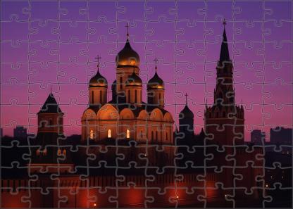 The Kremlin Located In Moscow Russia Recognized By 6945 Globally As A Symbol Of Russian Political Power 1000 Piece Puzzle