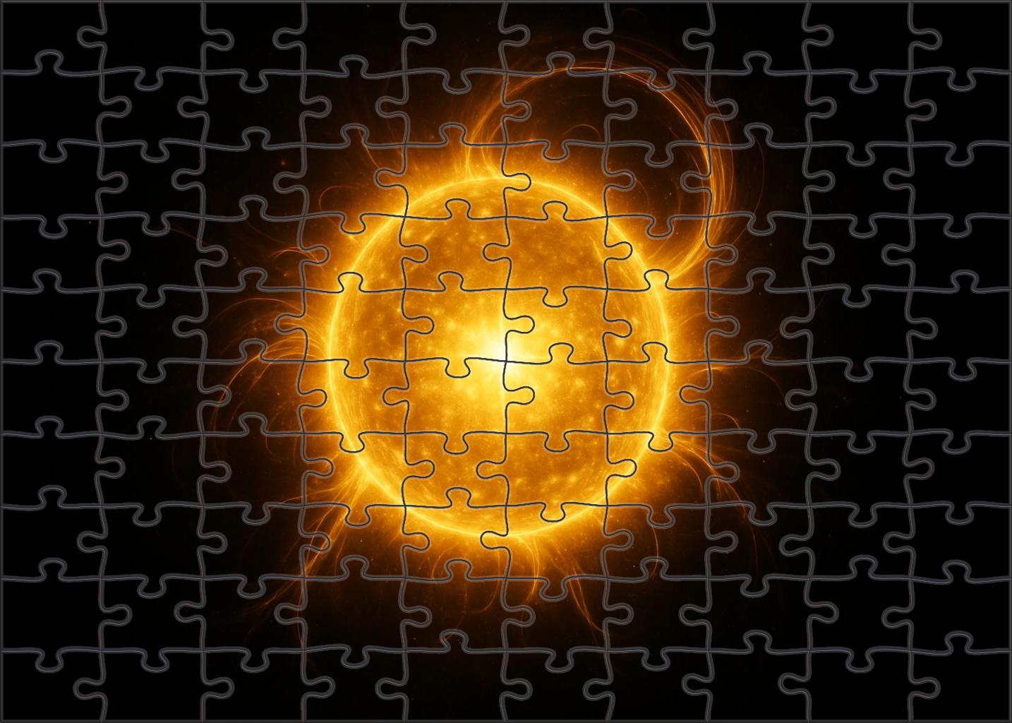 Golden Corona Halo Puzzle Collection