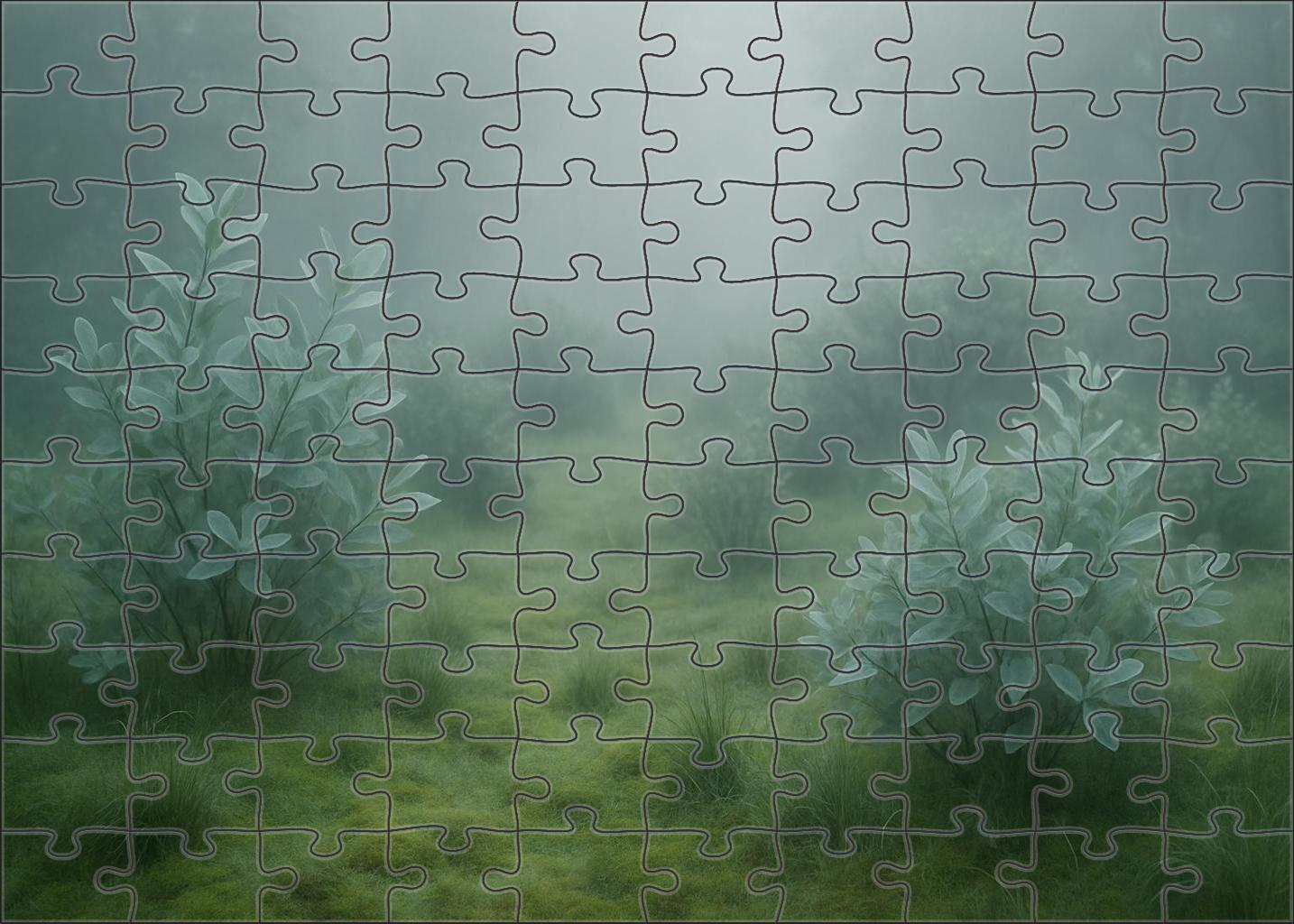 Silver Veil Thicket 100 Piece Puzzle