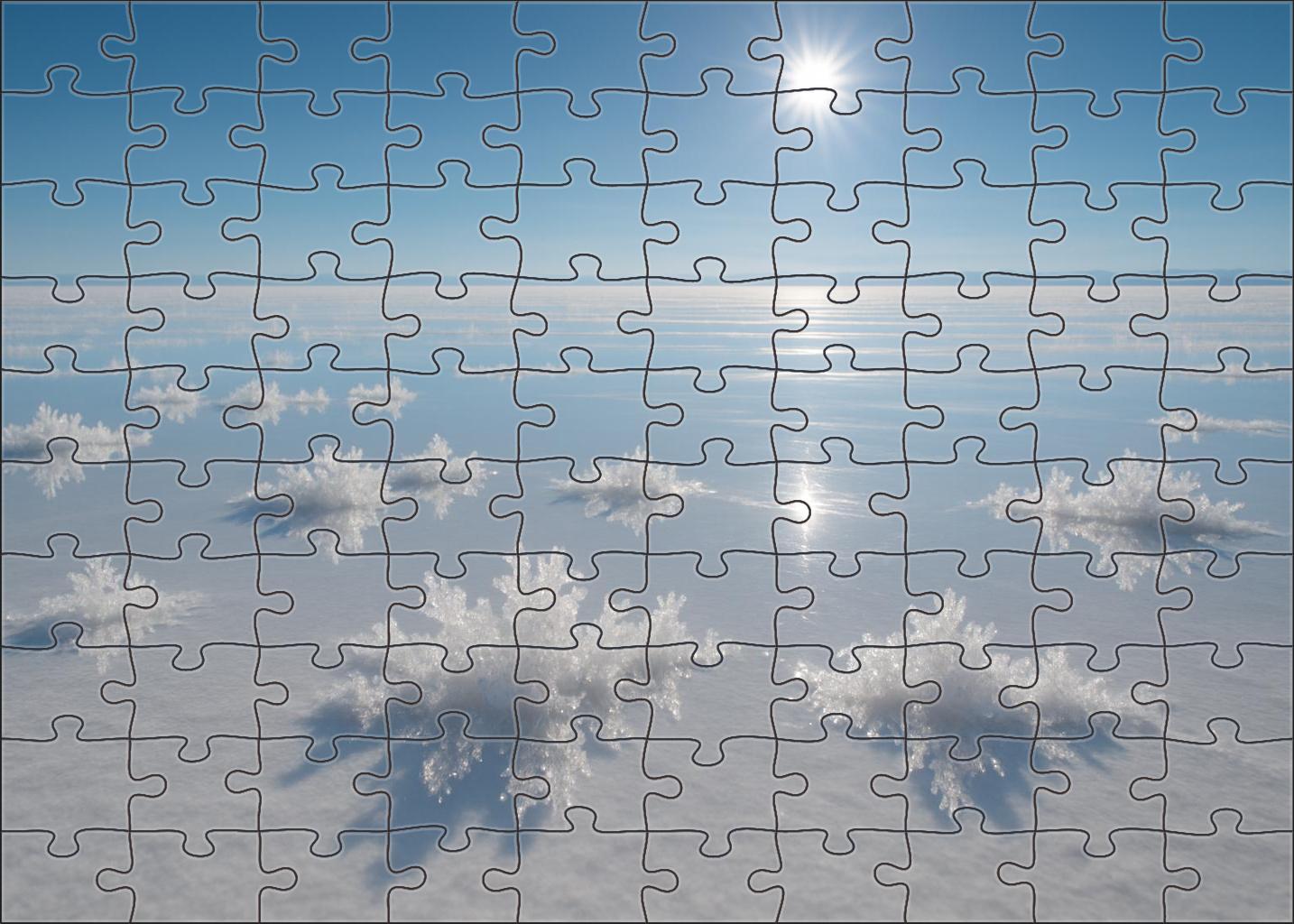 Silken Veil Salt Flats Unique Puzzle Design