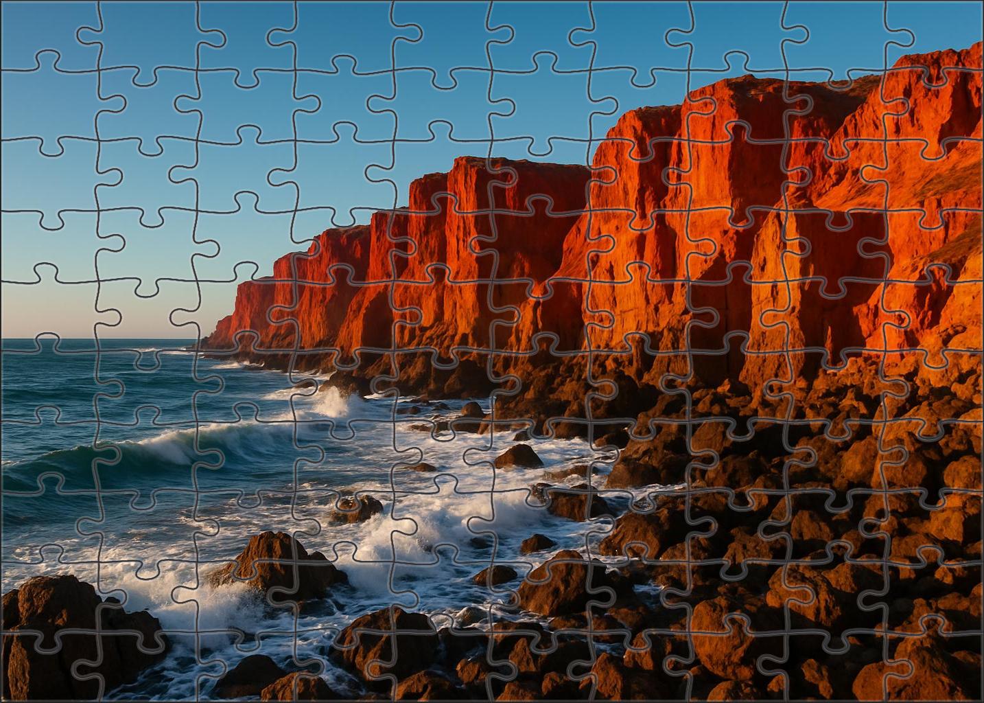 Crimson Cliff Vista 20 Piece Puzzle