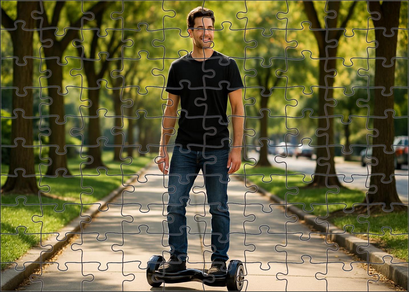 Electric Personal Hoverboard Puzzle For Kids