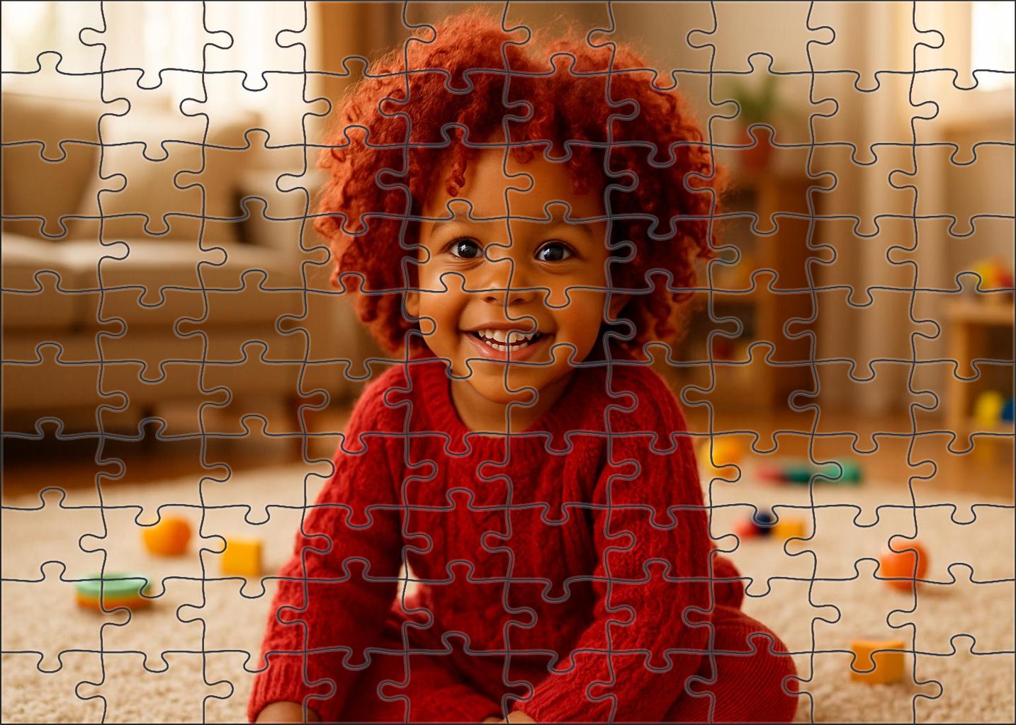 Crimson Curl Compact Red-wooly Companion With Spirited Temperament Puzzle Collection