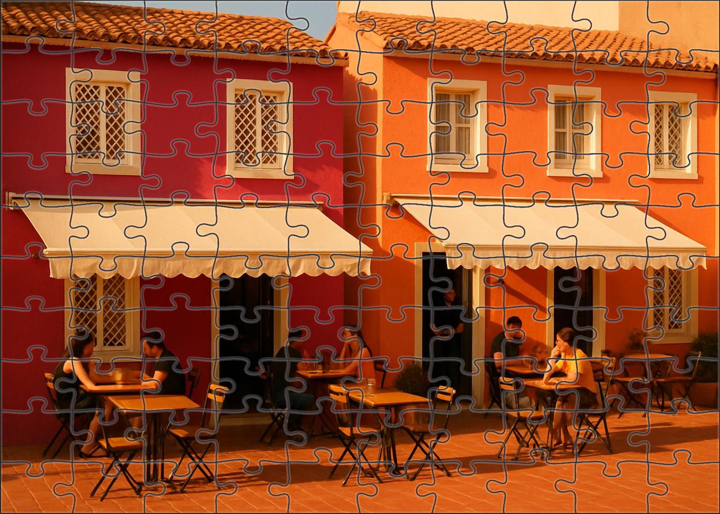 Cerise Walkway Custom Jigsaw Puzzle