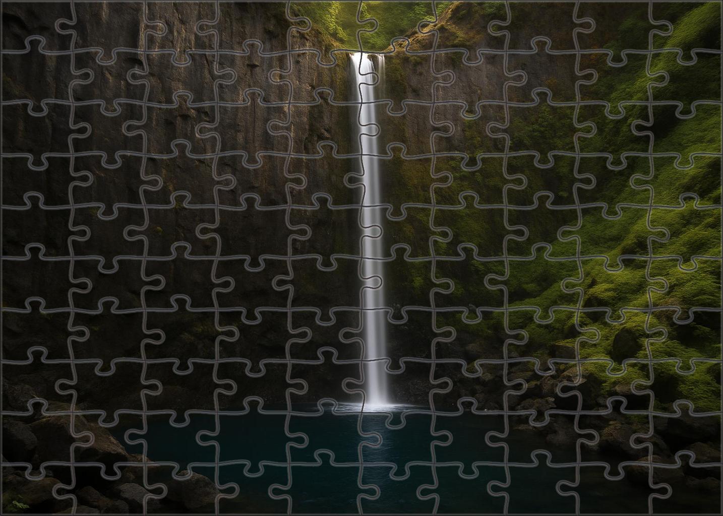 Crystal Veil Plunge Puzzle For Adults