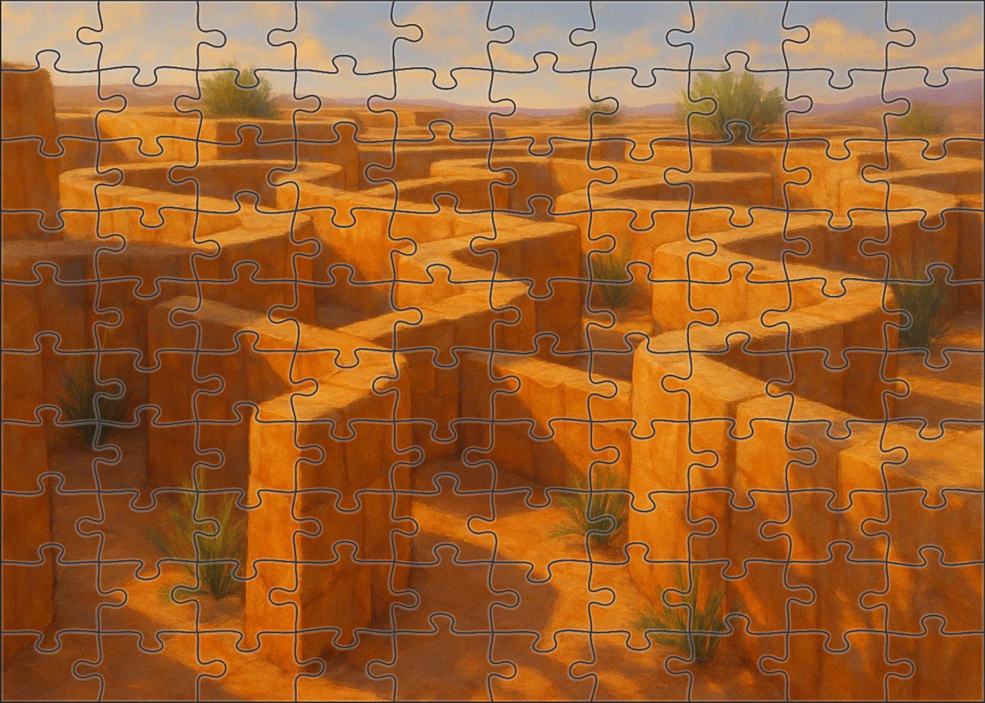 Whispering Sandstone Labyrinth 300 Piece Puzzle