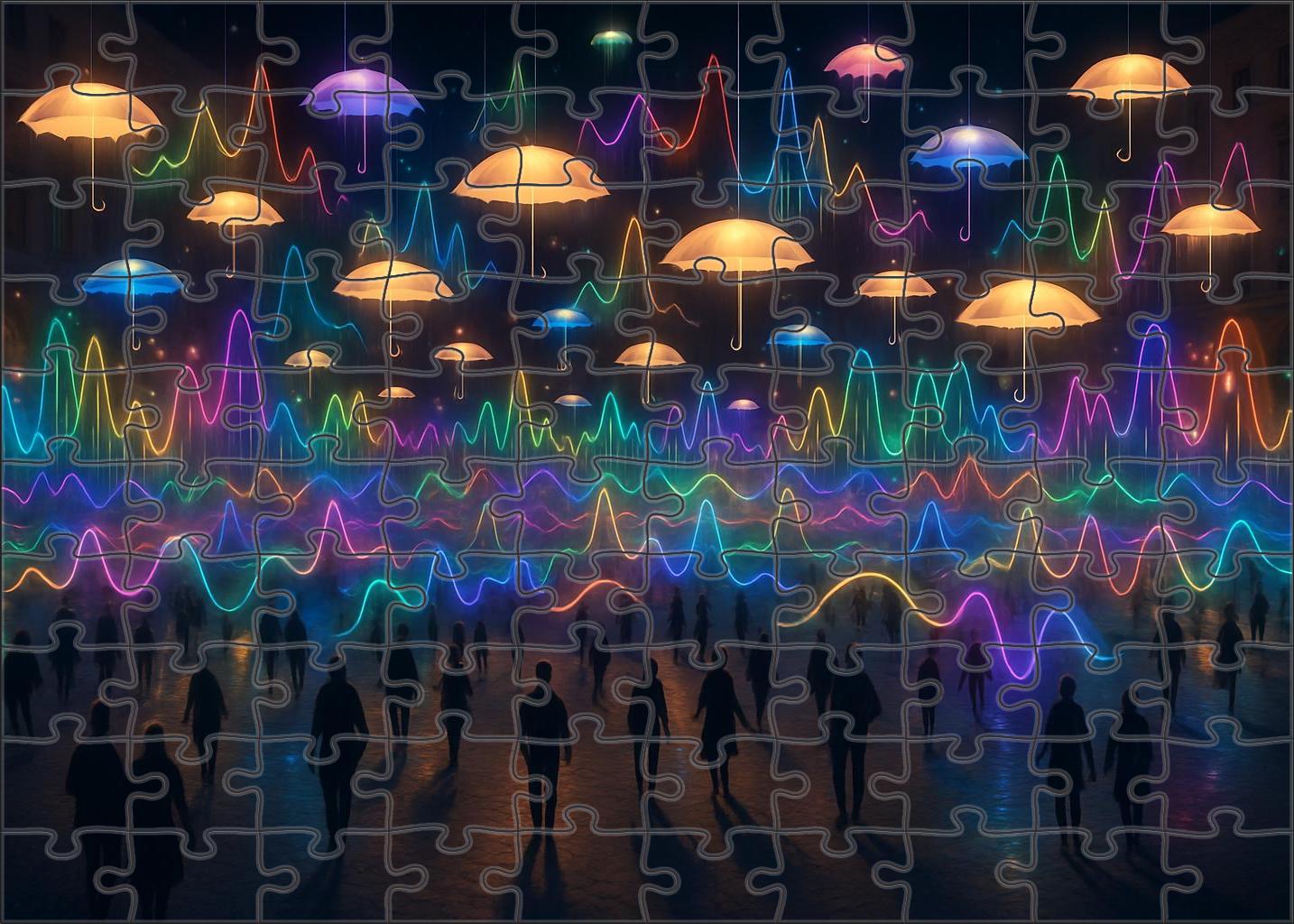 The Umbrella Orchestra 500 Piece Puzzle