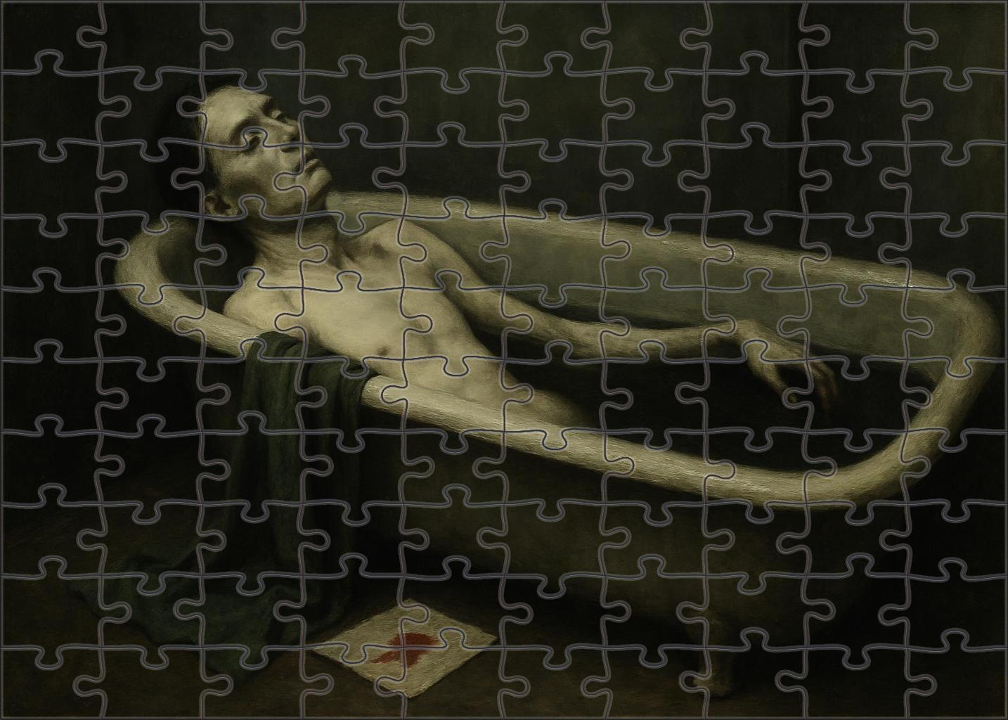 The Death Of Marat 50 Piece Puzzle