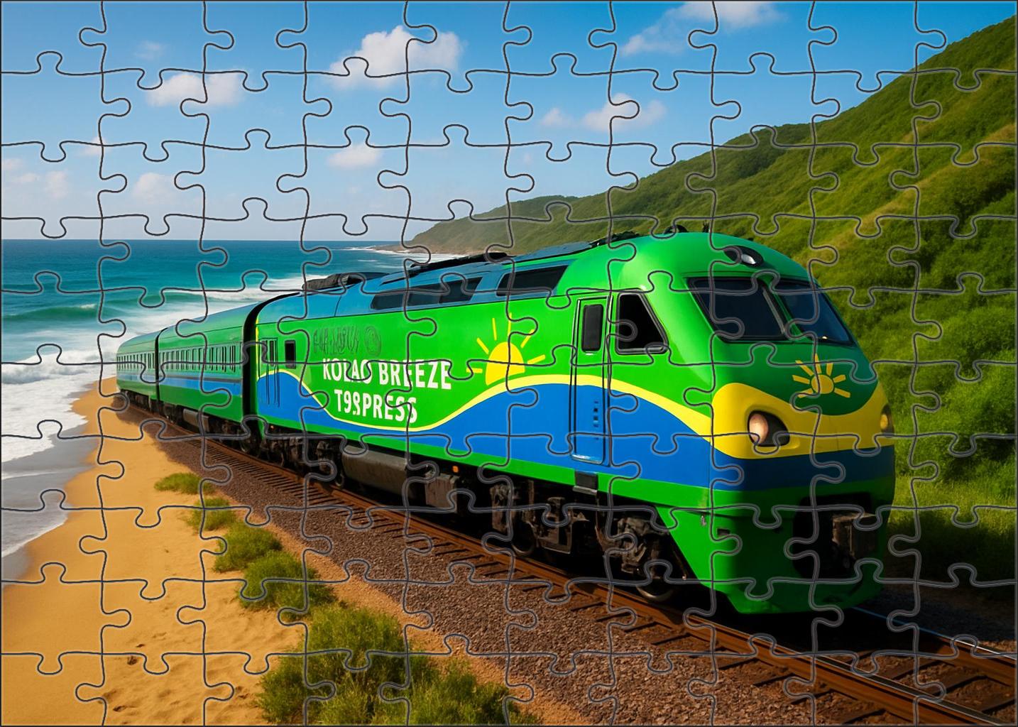 Solar Breeze Express Eco-friendly Electric Train Puzzle For Adults