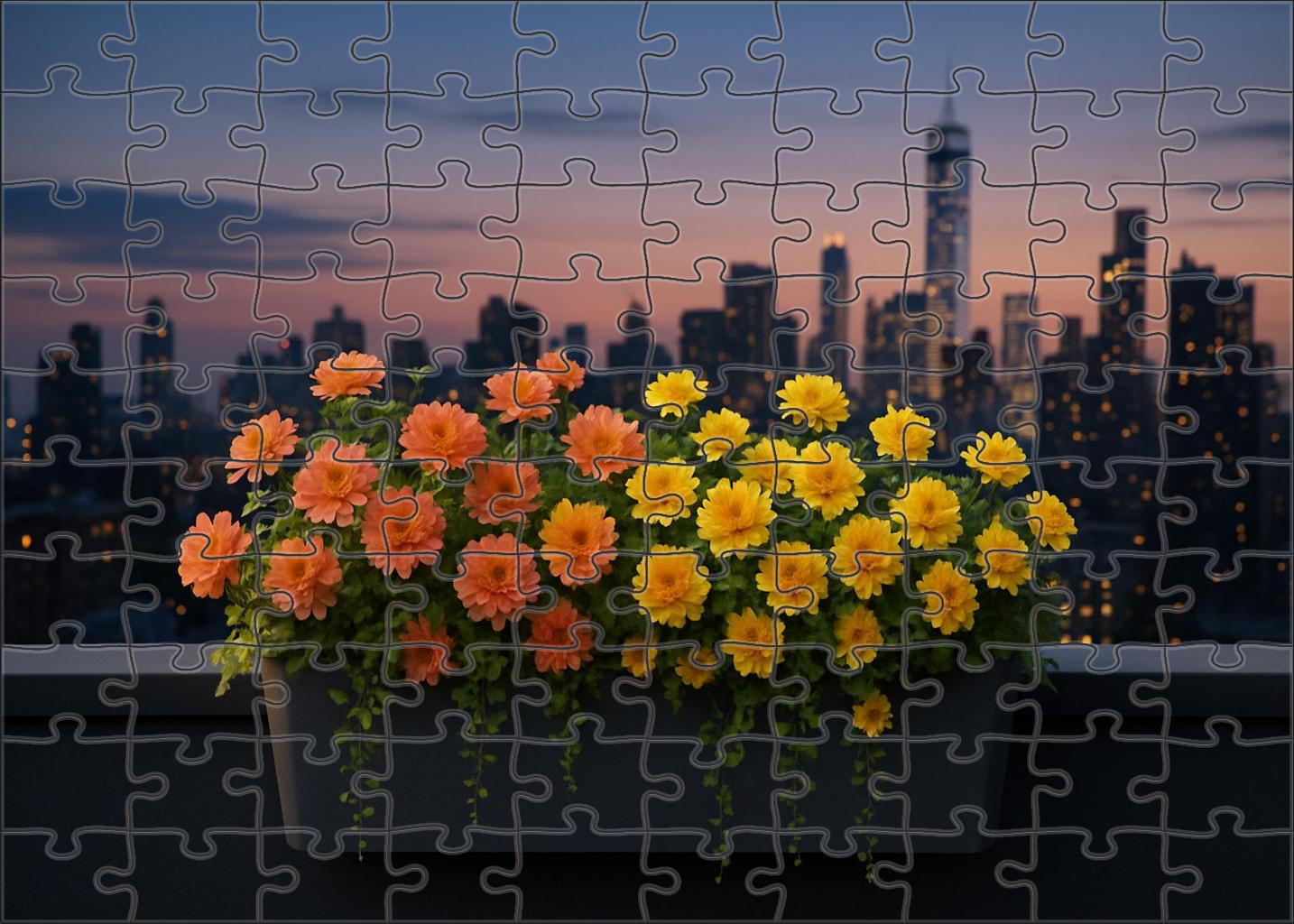 Sunset Terrace Planter Puzzle Collection