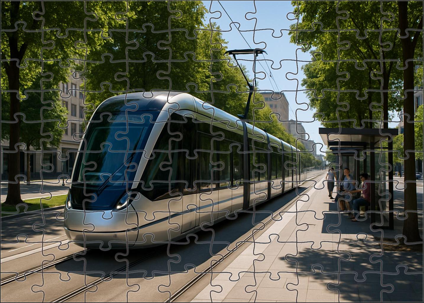 Hydrogen Fuel Cell Tram Puzzle For Adults