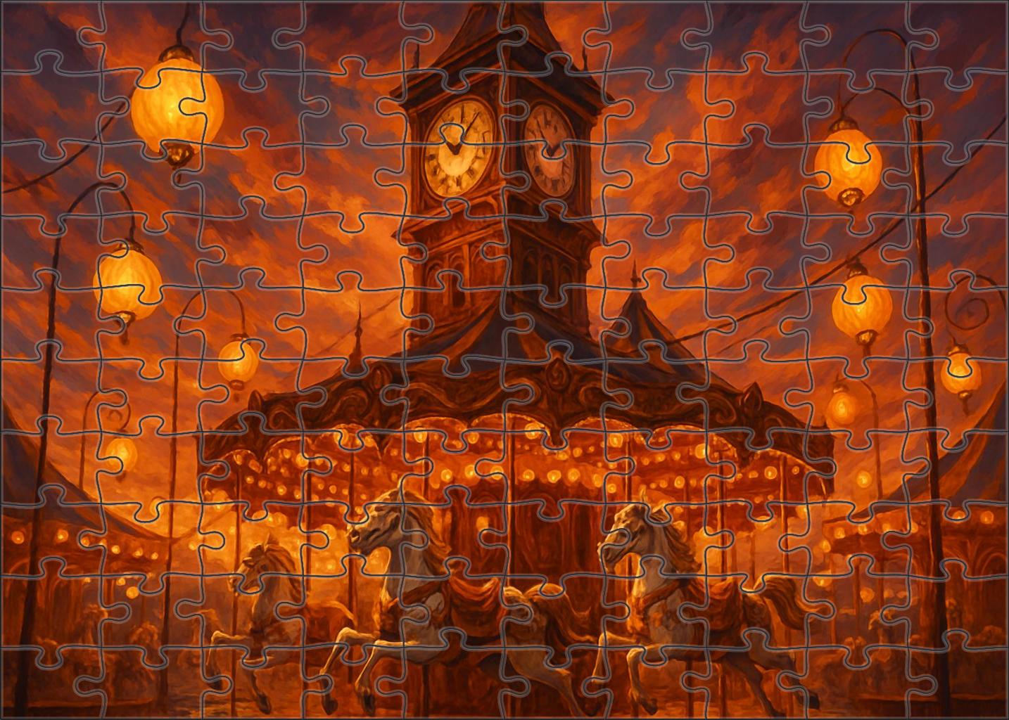 The Clocktower Carnival 200 Piece Puzzle