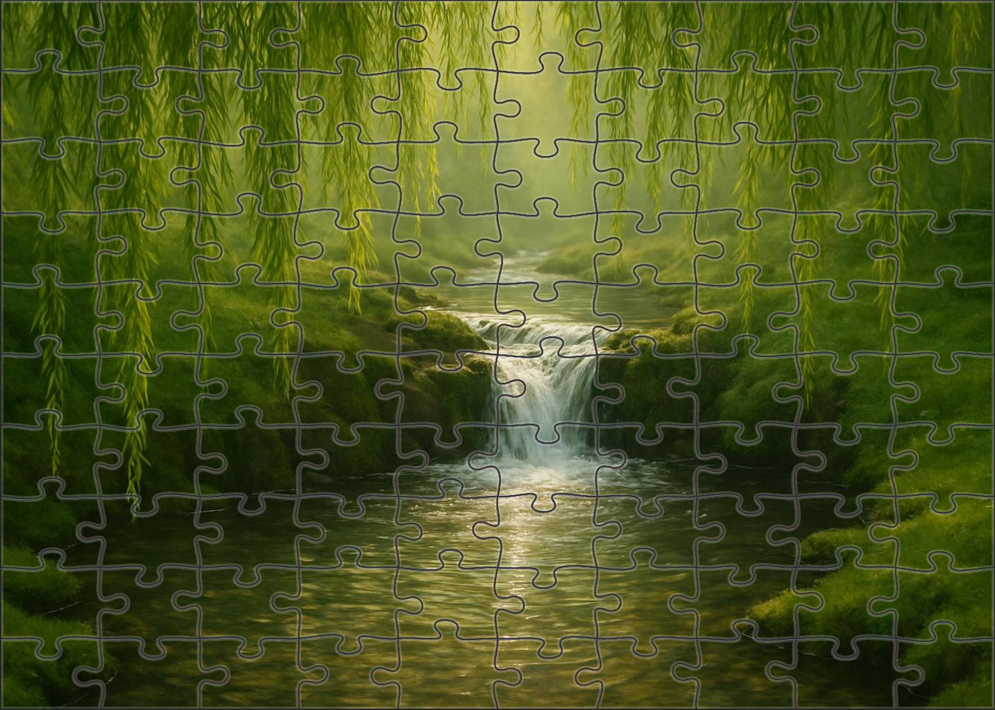 Whispering Willow Falls 200 Piece Puzzle