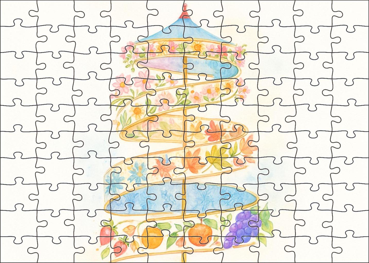 Spiral Carousel Of Seasons Puzzle Challenge