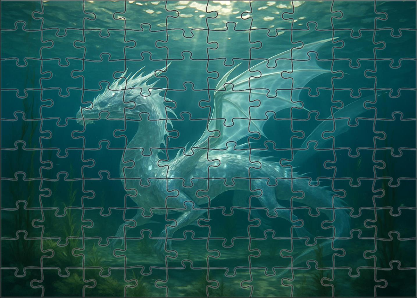 Glassscale Drake Shimmering Aquatic Dragon With Reflective Armor Challenging Puzzles