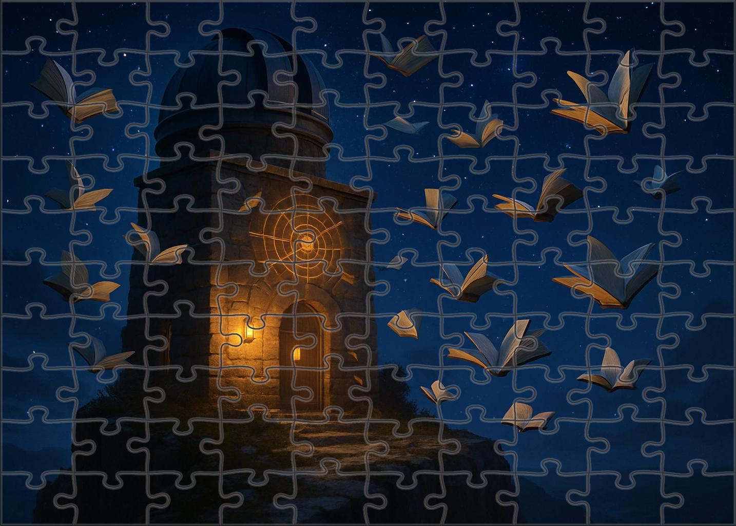 The Observatory Of Floating Tomes Puzzle For Adults
