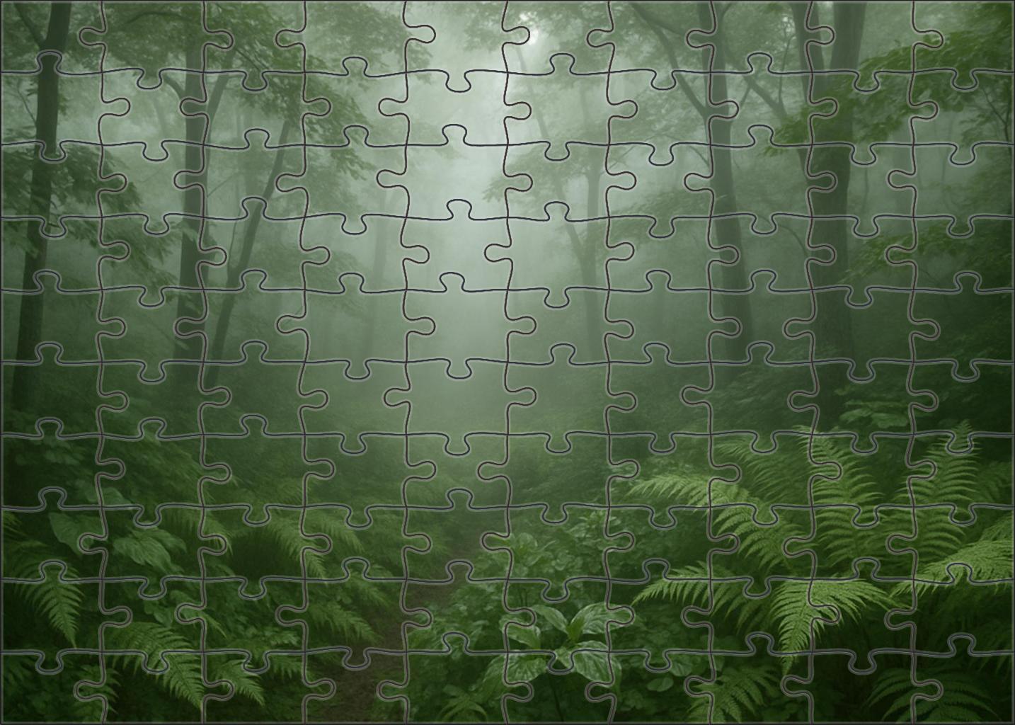 Mist-laden Hollow Puzzle For Kids