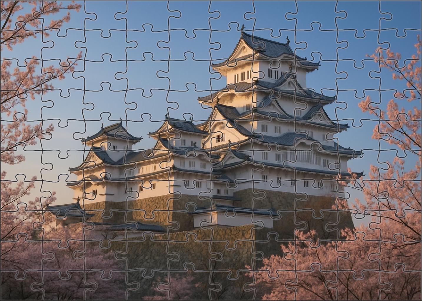Himeji Castle Situated In Himeji Japan Recognized By 6542 Worldwide As The Pinnacle Of Feudal Japanese Castle Design 20 Piece Puzzle