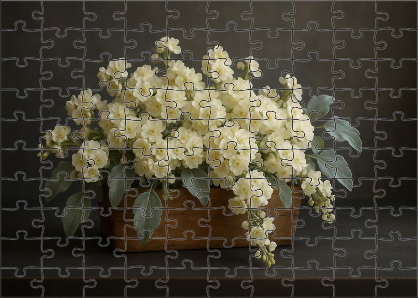 Ivory Cascade Centerpiece 200 Piece Puzzle