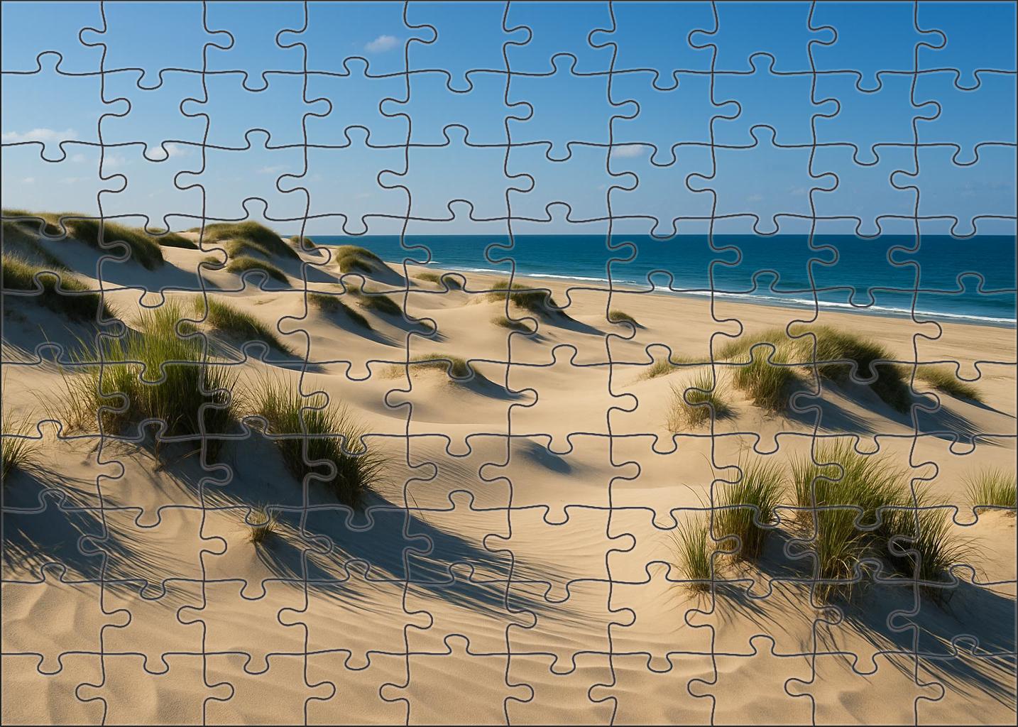 Azure Drift Sands Puzzle For Adults