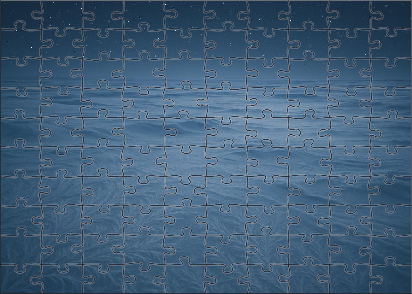 Frozen Moonlight Plains Large Format Puzzle