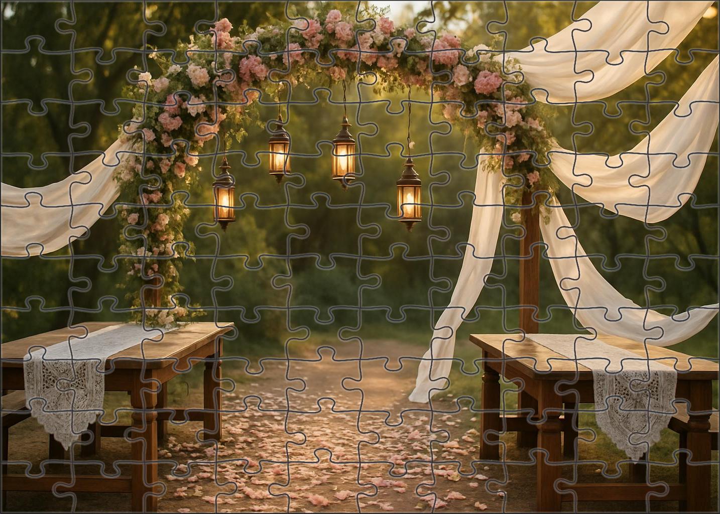 Blossom Archway Celebration Premium Puzzle Pieces