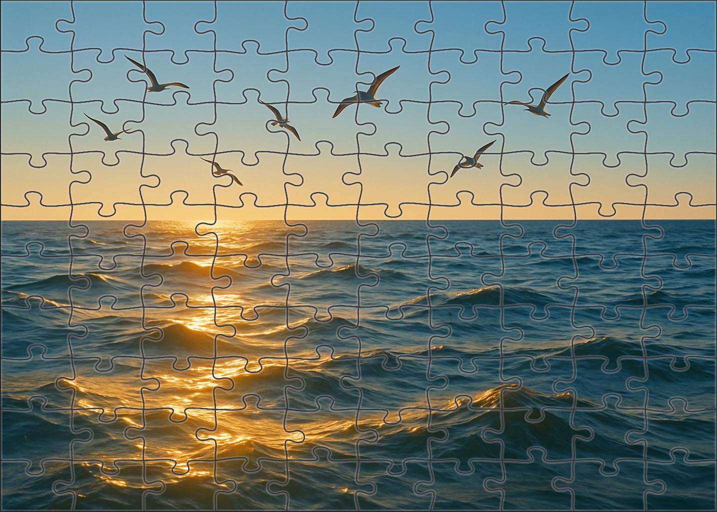 Golden Surface Swell 1000 Piece Puzzle