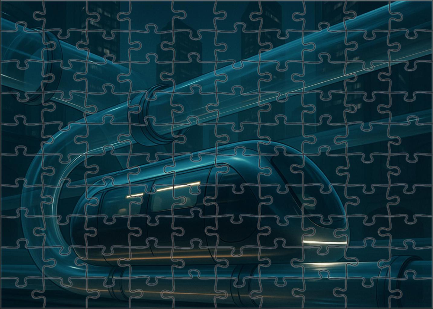 Pneumatic Urban Capsule Premium Puzzle Pieces