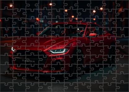 Crimson Talon Gt V8-powered Midnight Street Predator Puzzle For Kids